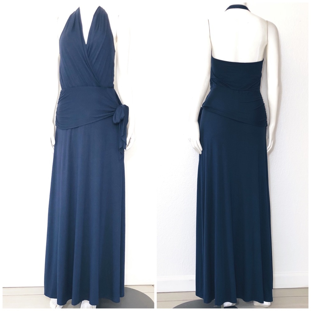 Three Dots Navy Maxi Dress Size XS